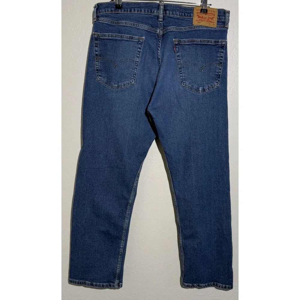 Levi 505 Size‎ 36x30 Mens Regular Fit Straight Leg Blue Jeans